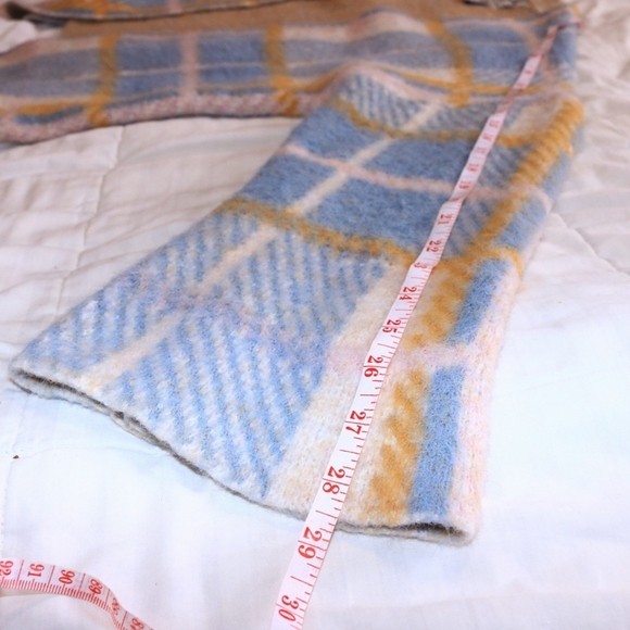 Rain + Rose Soft textured Plaid Comfy Sweater Cardigan Medium, Nordstrom - Picture 7 of 8